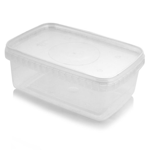 Plastic Rectangle CLEAR Container Injection