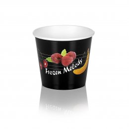 Χάρτινο Δοχείο παγωτού "Frozen Melody Black" 450cc