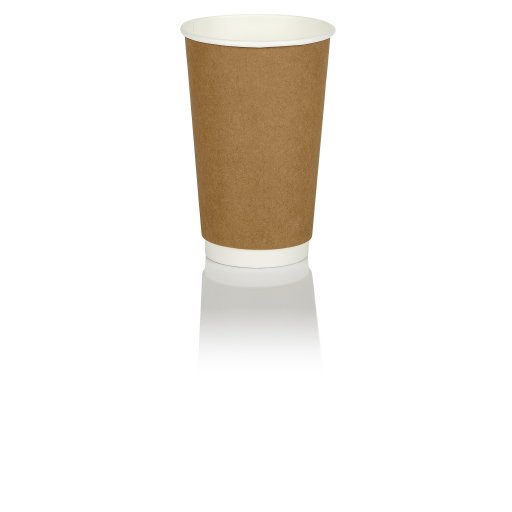 Χάρτινο ποτήρι διπλότοιχο KRAFT 16oz