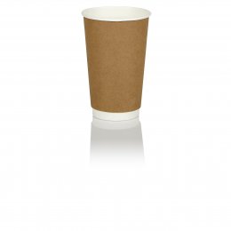 Χάρτινο ποτήρι διπλότοιχο KRAFT 16oz