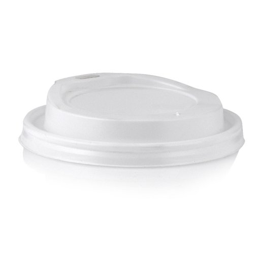 Plastic sip through (traveller) lid White 80mm